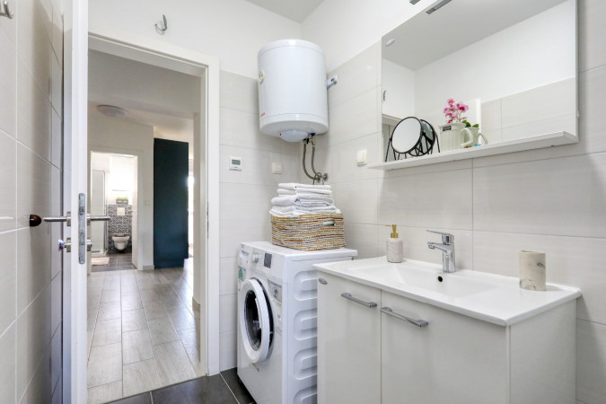 Innere, Villa Rocky mit beheizten und Baby-Pools, Zaton, Dalmatien, Kroatien Zaton (Nin)