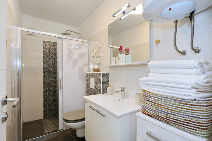 Innere, Villa Rocky mit beheizten und Baby-Pools, Zaton, Dalmatien, Kroatien Zaton (Nin)
